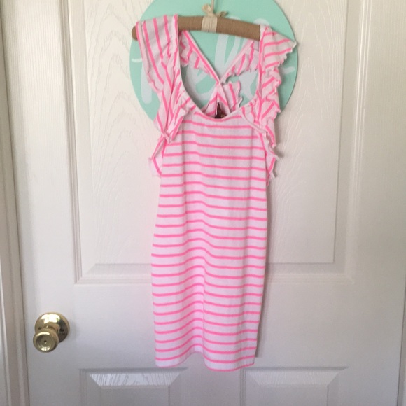 7 for all mankind size large, pink and white top - Picture 1 of 8